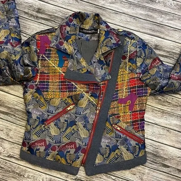 Canvasbacks Lagenlook Sneakers Shoes Plaid Moto